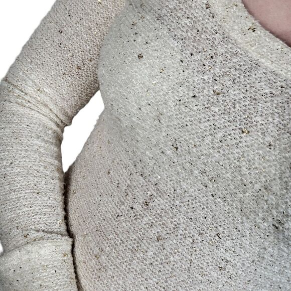 Maurices White Sprinkle women's Sweater - Picture 3 of 7